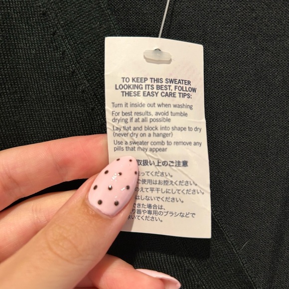 NWT KwikTrip x Lands End black  Women’s Button Up cardigan size XL - Picture 4 of 6